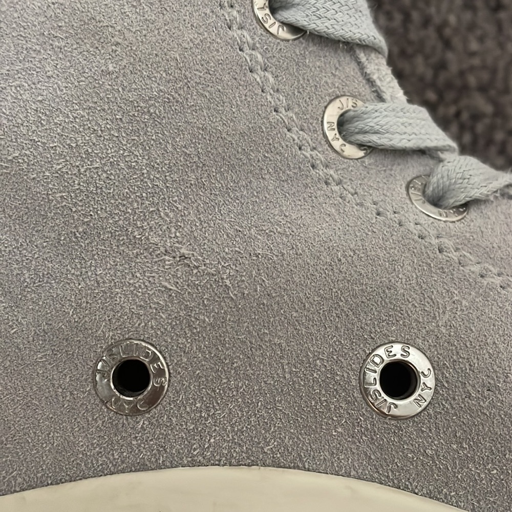 Platform suede sneakers. J/slides NYC size 8.5 - Picture 7 of 9
